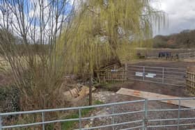 The land is covered by rough grass and is partially used for private horse riding. (Credit: Google Street View)