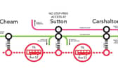 Work to replace all three of the lifts at Sutton station begins on Monday (June 16), with passengers who need step-free access advised to use an alternative accessible local station such as Carshalton or Cheam. Picture courtesy of Network Rail