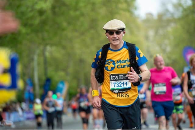 Chris McVitty raised an astonishing £20,000 for the UK's leading end of life Marie Curie
