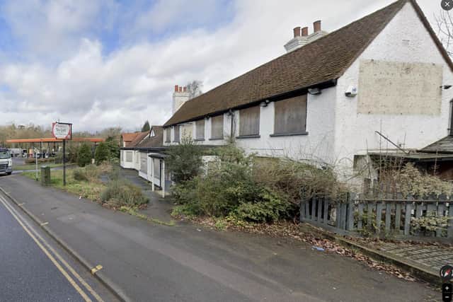 McDonalds have plans to take on the vacant former Loch Fyne site in Cobham (image Google)