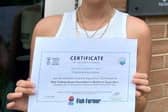 Haslemere Student Lottie wins RSPCA Assured sponsored Award
