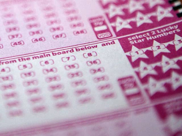 The National Lottery is on the hunt for a EuroMillions UK Millionaire Maker winner who is sitting on a ticket worth £1m from the special EuroMillions Maker draw on Friday, April 26, 2024. Picture by SHAUN CURRY/AFP via Getty Images