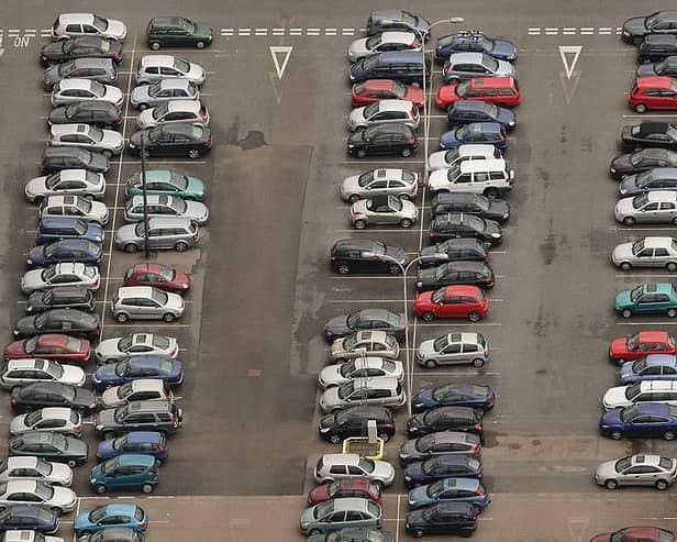 Vehicles pack a long-term car park at Gatwick Airport Southern Terminal. Picture by Peter Macdiarmid/Getty Images
