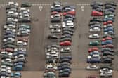 Vehicles pack a long-term car park at Gatwick Airport Southern Terminal. Picture by Peter Macdiarmid/Getty Images