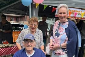 Enjoying the fete