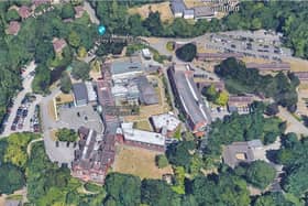 Surrey Police has submitted its planning applications for the redevelopment of Mount Browne, its headquarters in Guildford. Picture courtesy of Google