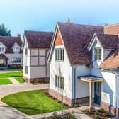 The developers wanted to the design to reflect the rural setting and create a 'sense of place'. (Credit: Guildford Borough Council/Hawksmoor Homes)