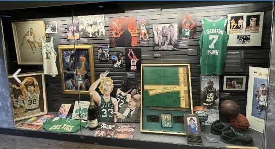 Visiting Brits can take time out from football to tour Boston Sports Museum and Heritage Hall at TD Garden, also home to passionate Bruins ice hockey and Celtics basketball fans (photo TD Garden)