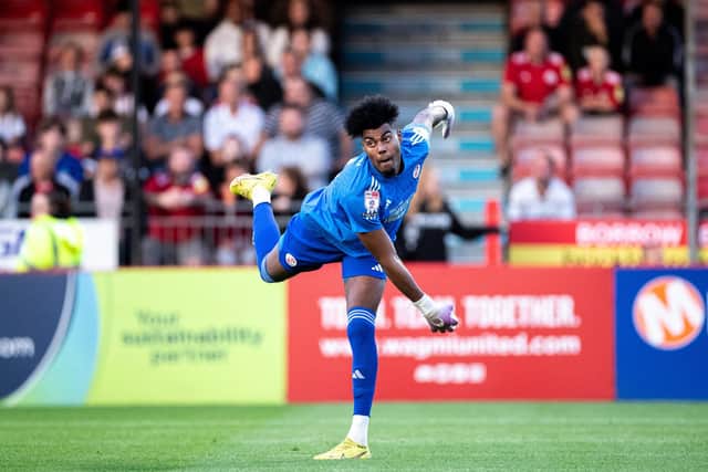 Corey Addai has made more saves than anyone else in League Two, according to Scott Lindsey | Picture: Eva Gilbert