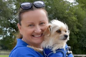 Bear with owner Clare Ware