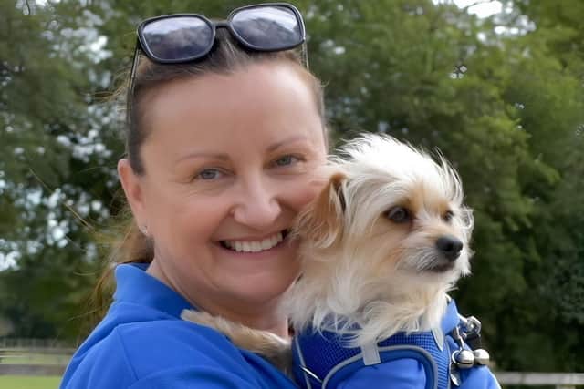 Bear with owner Clare Ware
