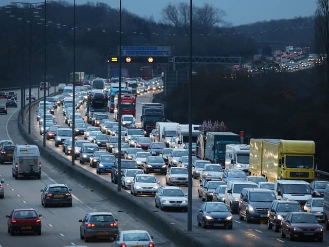 Officers were called to the M25 following a collision between an HGV and a road sweeper between J6 and J5 anticlockwise. Picture by Peter Macdiarmid/Getty Images