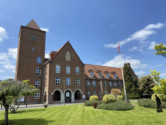 Spelthorne Borough Council offices in Knowle Green, Staines. Credit: Emily Coady-Stemp