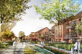 Plans for redevelopment of Brooklands College, Heath Road, in Weybridge. Credit: Brooklands College/Cala Homes