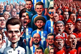 Ticketgum utilised ChatGPT’s image generator to reimagine what Premier League football fans would look like