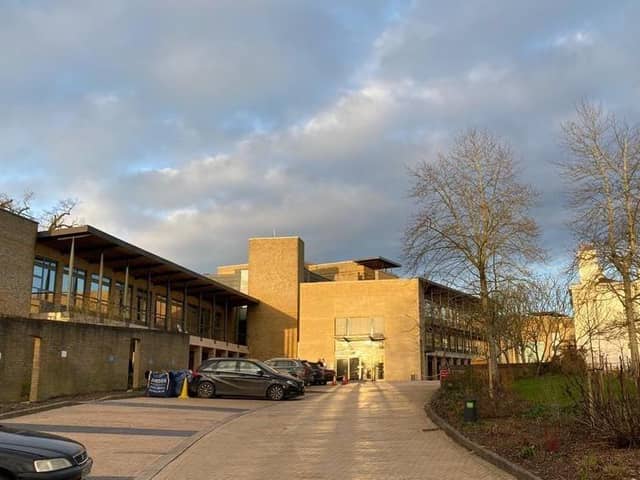 New Surrey County Council HQ, Woodhatch Place on Cockshot Hill, Reigate. Credit Surrey County Council