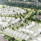 Taylor Wimpey plans for 144 homes outside Dorking (image Taylor Wimpey/ Mole Valley Planning Portal)
