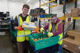 FareShare Sussex & Surrey warehouse volunteers