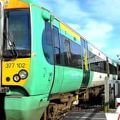 The train line between Horsham and Dorking was blocked after Southern Rail reported that its overnight engineering works had not been completed in time.