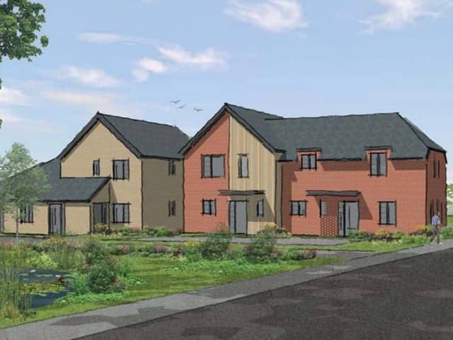Cgi Entrance To The Former Highlands Nursery Development (Credit: PA Housing Documents)