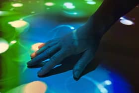 The Tovertafel – Dutch for ‘magic table’ – is a ceiling mounted projector that projects light games onto a standard table surface. Picture contributed