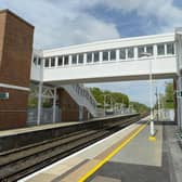 A Network Rail project to improve the accessibility of Southern’s Leatherhead station has now been completed with the opening of a new footbridge and lifts. Picture courtesy of Network Rail