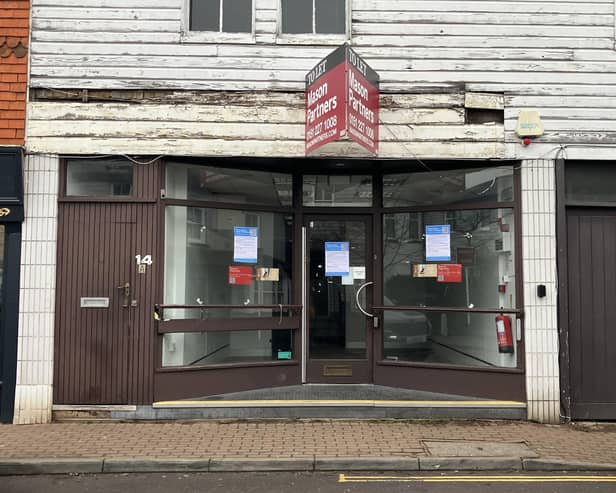 Front building view of former Boots pharmacy in Thames Ditton. (Credit: Emily Dalton/LDRS)