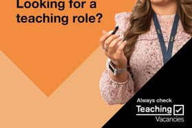Check the Teaching Vacancies site to find your next role.