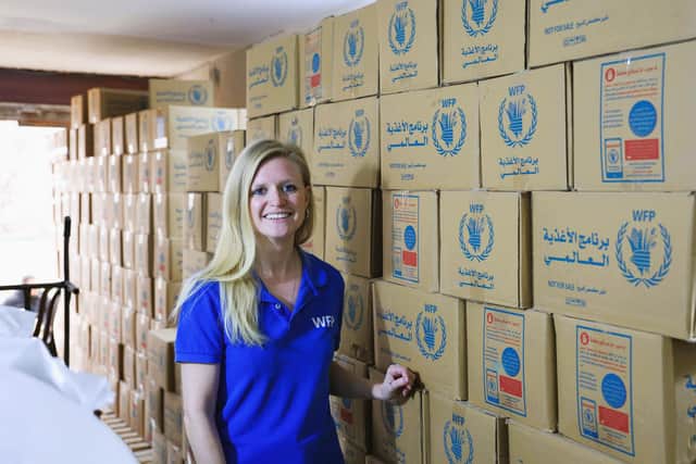 WFP aid worker Lucia Gobbi