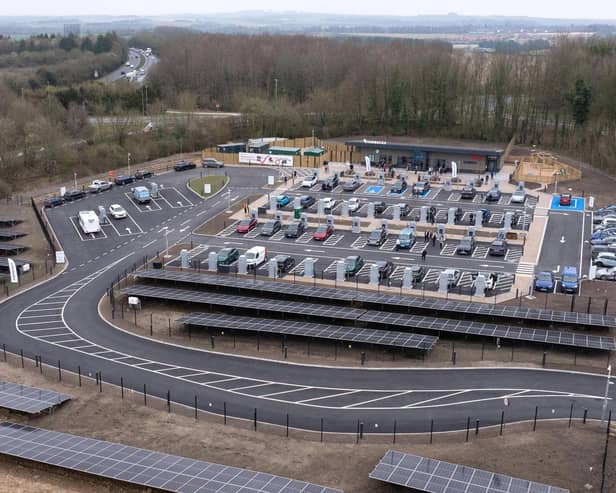 Powered by on-site solar panels, battery storage, and 100% renewable grid energy.