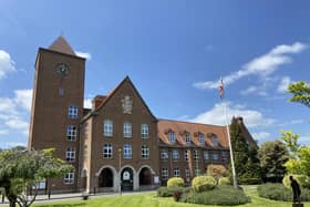 Spelthorne Borough Council offices in Knowle Green, Staines. Credit: Emily Coady-Stemp