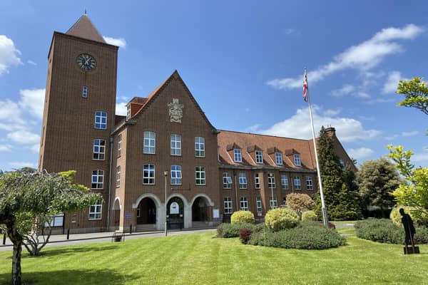 Spelthorne Borough Council offices in Knowle Green, Staines. Credit: Emily Coady-Stemp