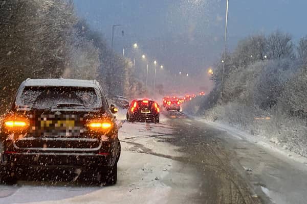 Vehicles have reportedly been 'abandoned' in Brighton and Hove –  with a collision also reported on the A27. Gridlock has been reported on roads across the area.