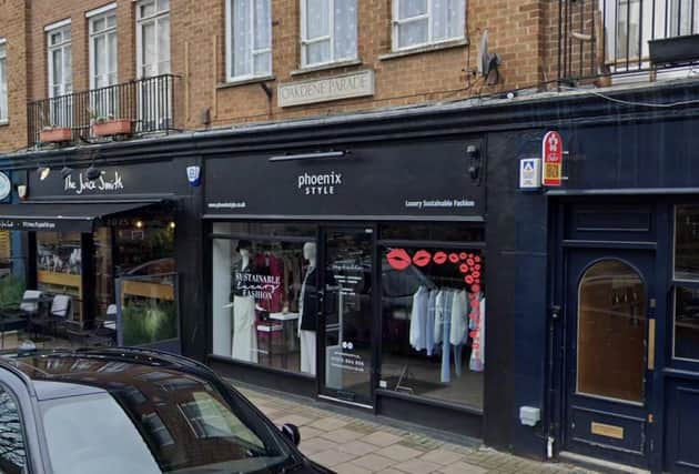 Police said Jack Jones and Joshua Grant-Mackenzie both pleaded guilty to thefts of designer handbags from Phoenix Style in Cobham. Picture courtesy of Google