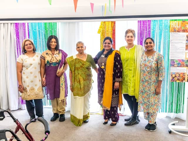 Care UK's Greenview Hall celebrated the Holi festival | Picture: submitted