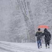 Stock image of snow in Yorkshire.