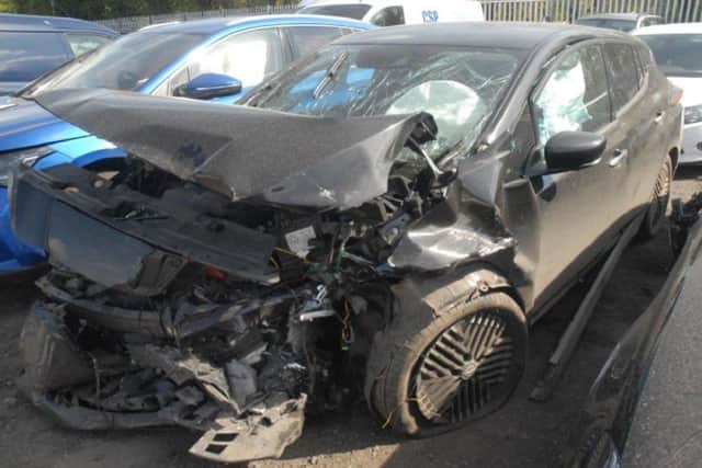 The driver and sole occupant of the Nissan, a 48-year-old woman from Horsted Keynes, sustained a fractured rib and blunt trauma to her abdomen, again resulting in significant hospital treatment