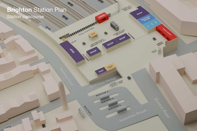 Brighton Station 3D map