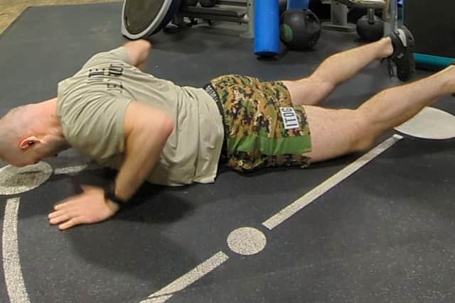 Burpees in action