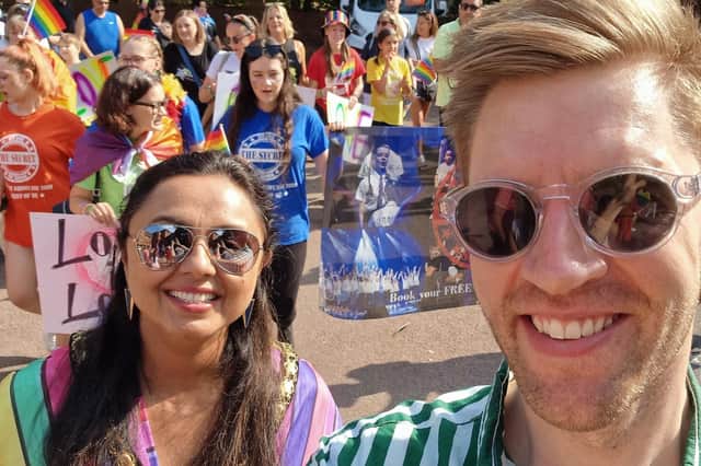 Cllr Charu Sood at Pride Cllr John Cope. (Credit: Cllr John Cope)