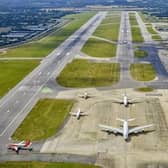 The airport’s proposals to bring its emergency runway into regular use for departing flights only have divided opinion across the region. Picture by Jeffrey Milstein