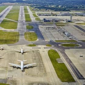 The airport’s proposals to bring its emergency runway into regular use for departing flights only have divided opinion across the region. Picture by Jeffrey Milstein