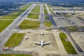 The airport’s proposals to bring its emergency runway into regular use for departing flights only have divided opinion across the region. Picture by Jeffrey Milstein