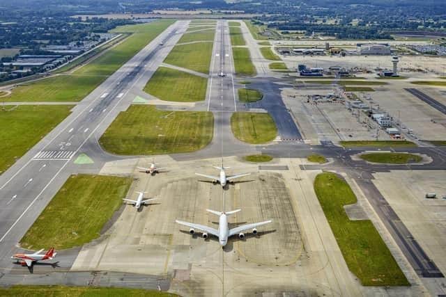 The airport’s proposals to bring its emergency runway into regular use for departing flights only have divided opinion across the region. Picture by Jeffrey Milstein
