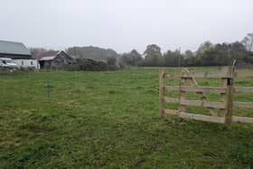 Pictures taken by Joe Massey as he walked the route Surrey County Council recommended his children take to school after cancelling their free bus access (image Joe Massey)