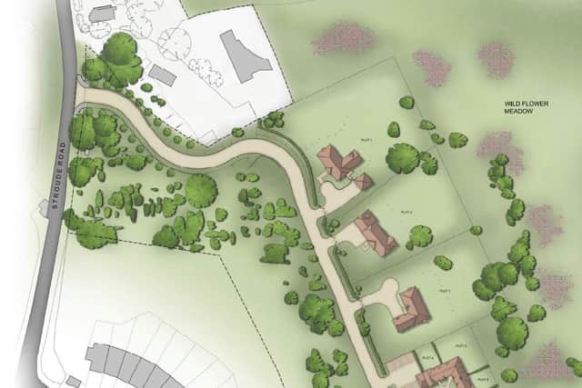 The site was bought with planning permission for a collection of just 10 private residences.