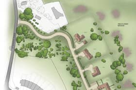 The site was bought with planning permission for a collection of just 10 private residences.