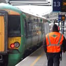 A landslip between Three Bridges and Gatwick Airport means some northbound lines are blocked, according to Southern. Picture courtesy of Govia Thameslink Railway