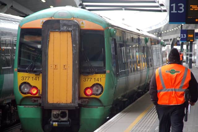 A landslip between Three Bridges and Gatwick Airport means some northbound lines are blocked, according to Southern. Picture courtesy of Govia Thameslink Railway