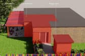 Indicative concept image of proposed preschool for St Thomas of Canterbury Primary School in Guildford. (Credit: Lytle Associates Architects/ Guildford Borough Council)